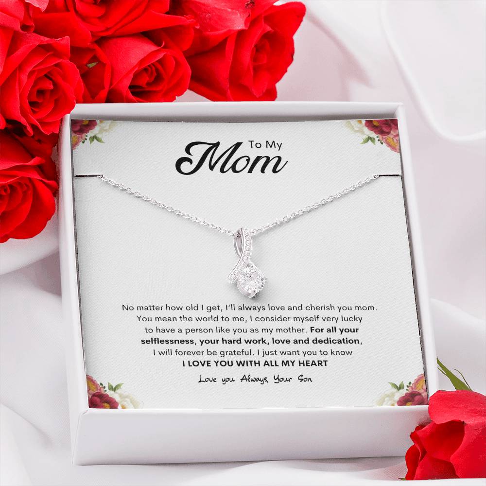 Selfless Mom Necklace Best Gift for Mom Best gift for Mothers day Best Jewelry gift from Son Best gift to appreciate Mom