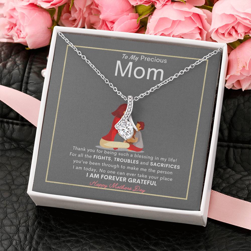 Precious Mom Necklace | Best Gift for Mom | Best Gift for Mothers day | Best Gift from Son | Best Jewelry Gift for Mothers day