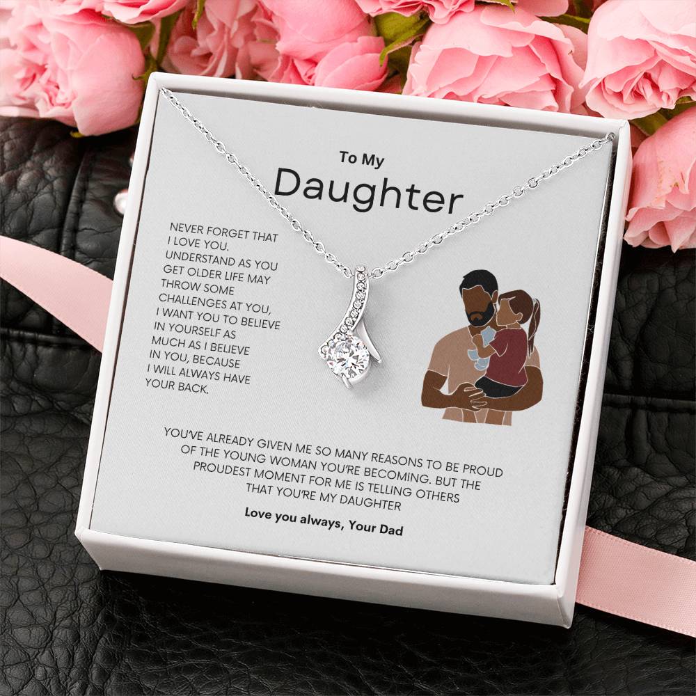 Daddy's Pride Necklace | Best gift for daughter | Best gift from Dad | Gift gift for daughters birthday | Best Jewelry gift for daughter