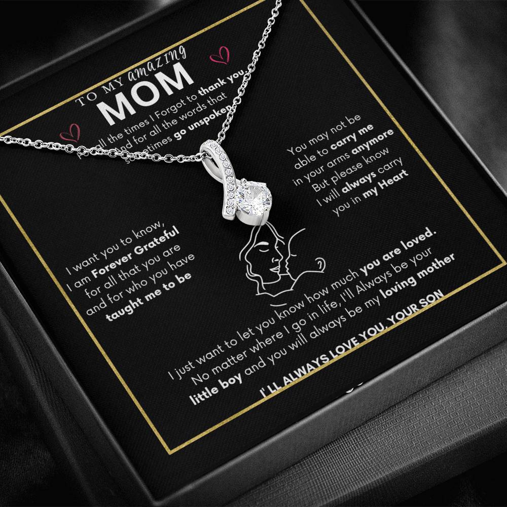 Enduring Love Necklace | Necklace for Mom | Best Gift for Mom | Best gift from Son | Alluring Beauty Necklace