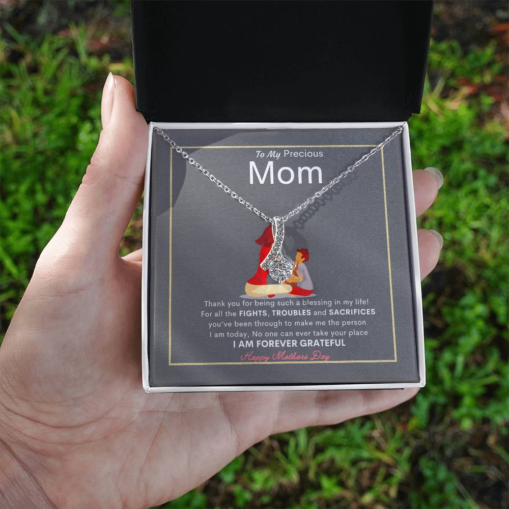 Precious Mom Necklace | Best Gift for Mom | Best Gift for Mothers day | Best Gift from Son | Best Jewelry Gift for Mothers day