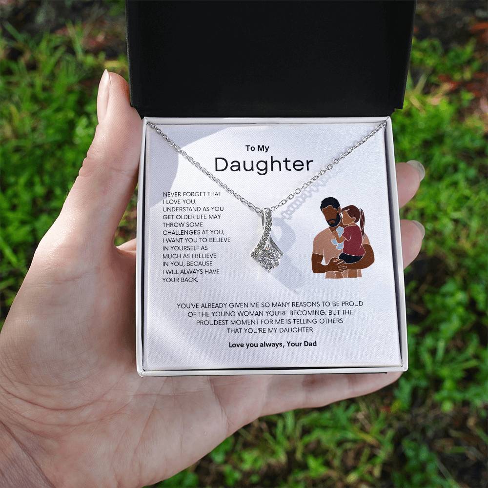 Daddy's Pride Necklace | Best gift for daughter | Best gift from Dad | Gift gift for daughters birthday | Best Jewelry gift for daughter