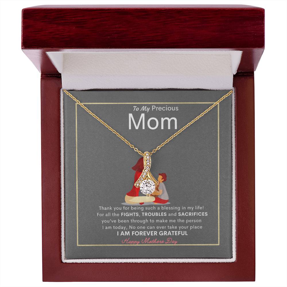 Precious Mom Necklace | Best Gift for Mom | Best Gift for Mothers day | Best Gift from Son | Best Jewelry Gift for Mothers day