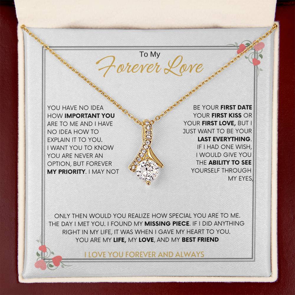 To My Forever Love | Alluring Beauty Necklace | Best Gift for Soulmate | Best Gift for Spouse | Best Gift for Marriage Anniversary | Best Gift for Lovers 👩❤️👨🥰