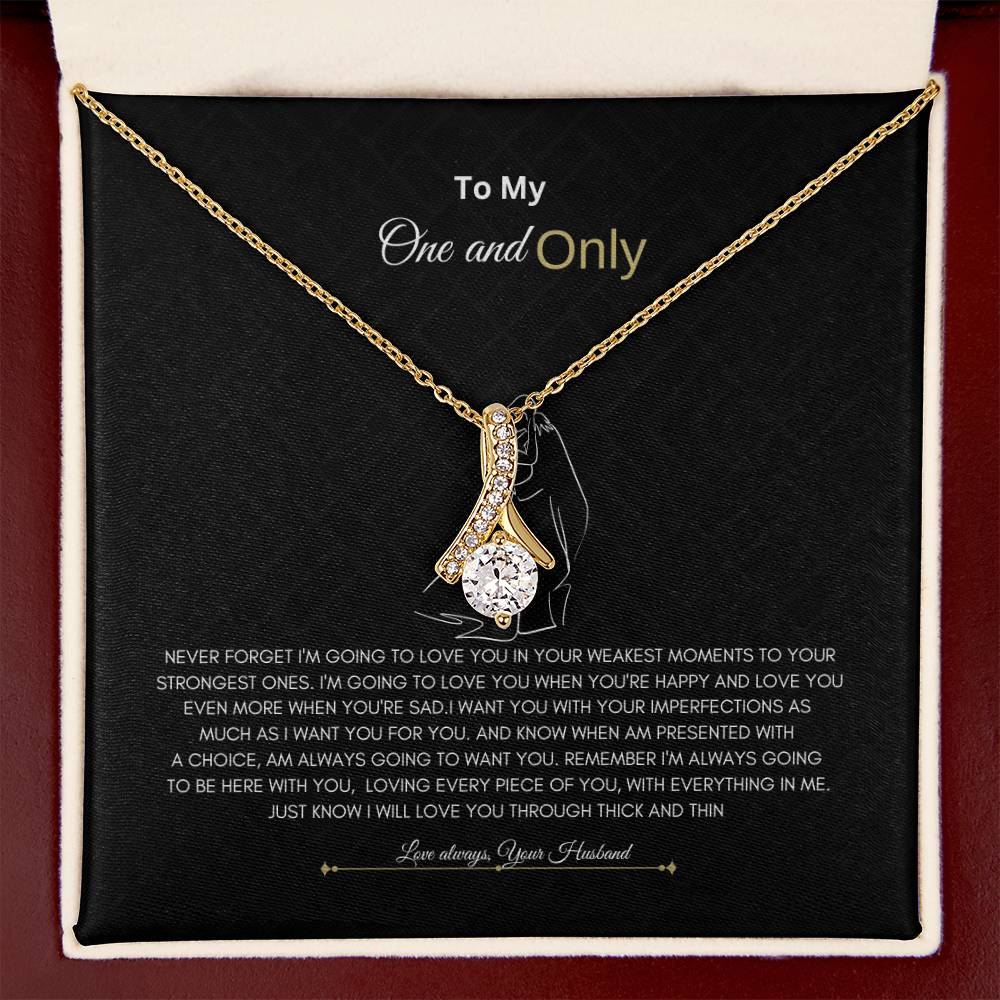 One and Only Love Necklace | Best gift for Soulmate | Alluring Beauty Necklace
