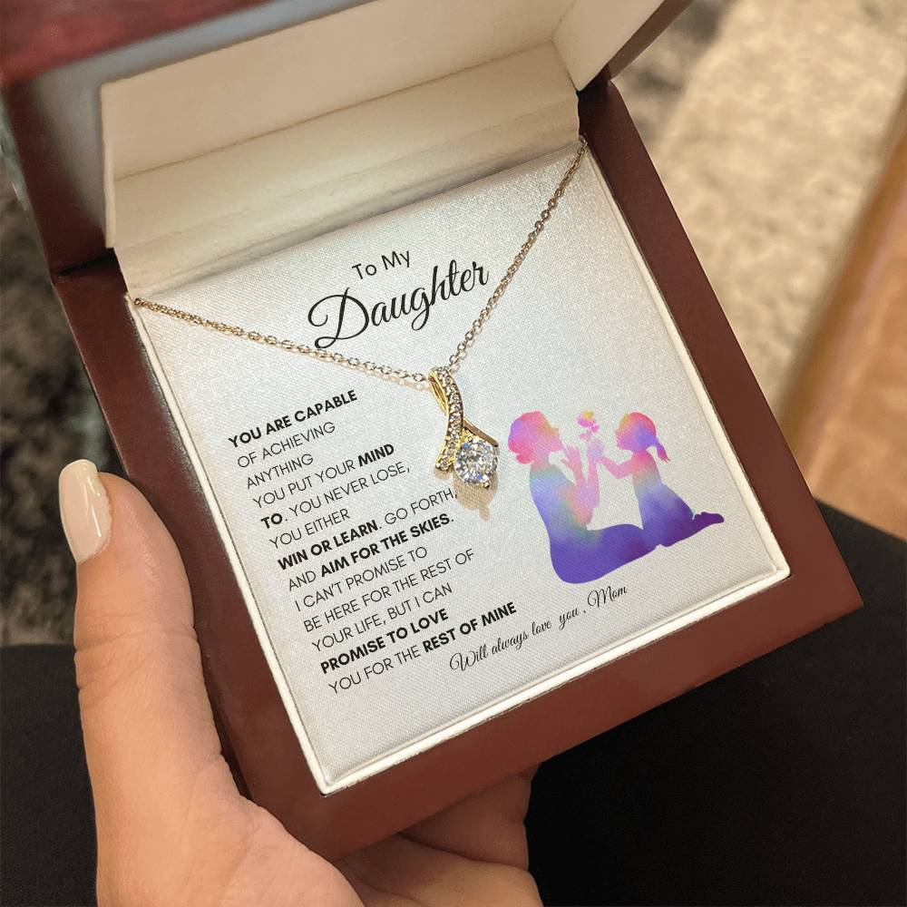 Moms Promise Necklace | Best gift for daughter | Best gift from mother to daughter | birthday gift for daughter | Best Gift for daughters graduation