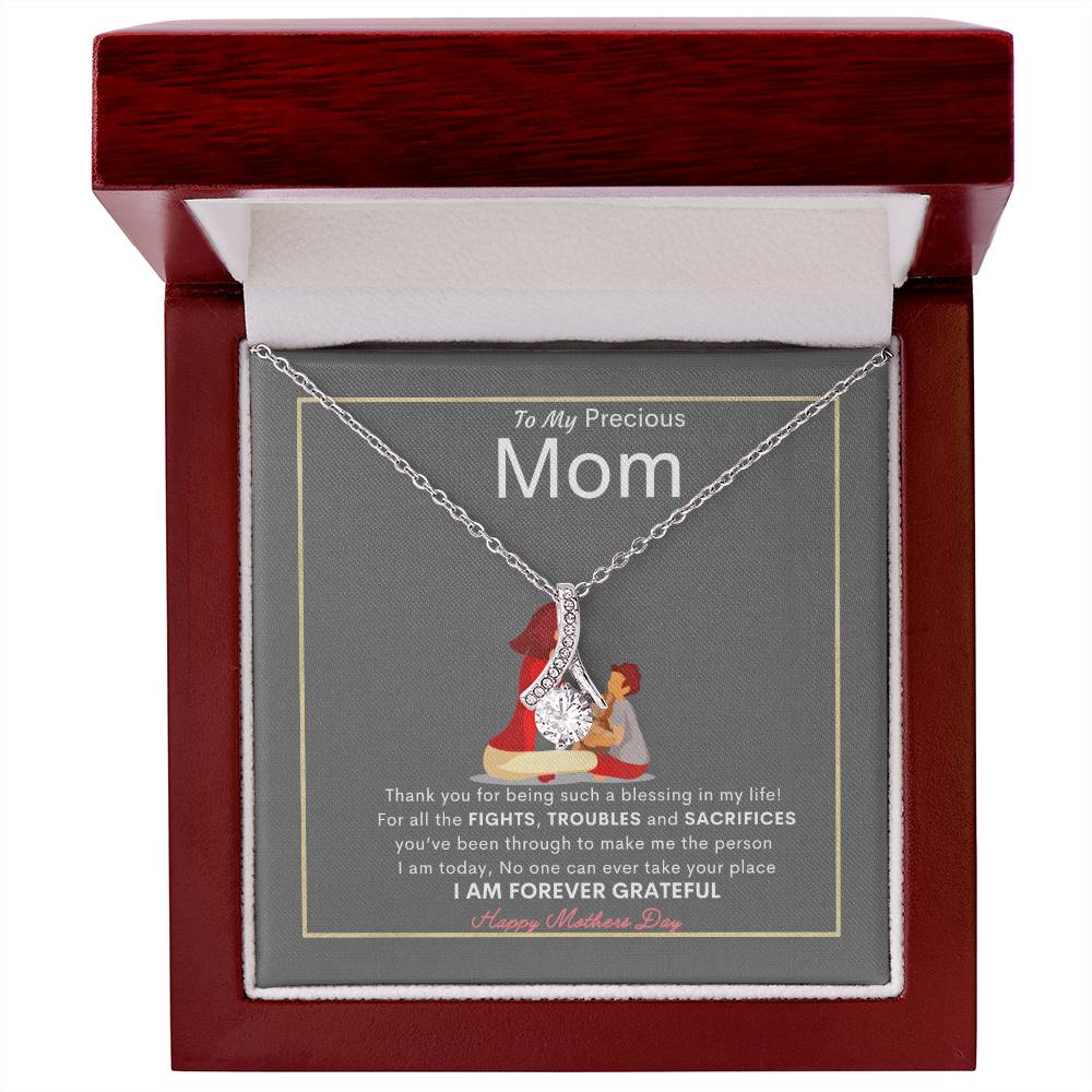 Precious Mom Necklace | Best Gift for Mom | Best Gift for Mothers day | Best Gift from Son | Best Jewelry Gift for Mothers day