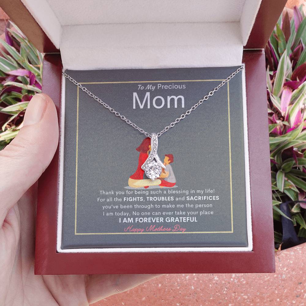 Precious Mom Necklace | Best Gift for Mom | Best Gift for Mothers day | Best Gift from Son | Best Jewelry Gift for Mothers day