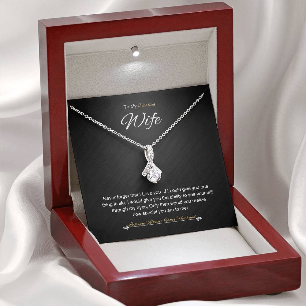 To My Darling Wife | Alluring Beauty Necklace | Best gift for Wife | Best Gift for Spouse | Best Gift for Soulmate | Best Gift for Wedding anniversary 💖👩❤️💋👨