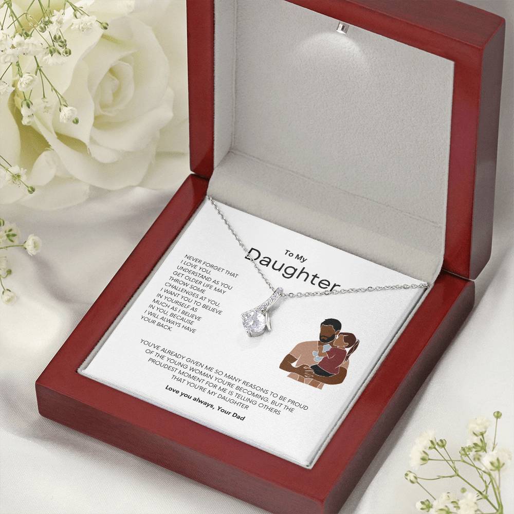 Daddy's Pride Necklace | Best gift for daughter | Best gift from Dad | Gift gift for daughters birthday | Best Jewelry gift for daughter