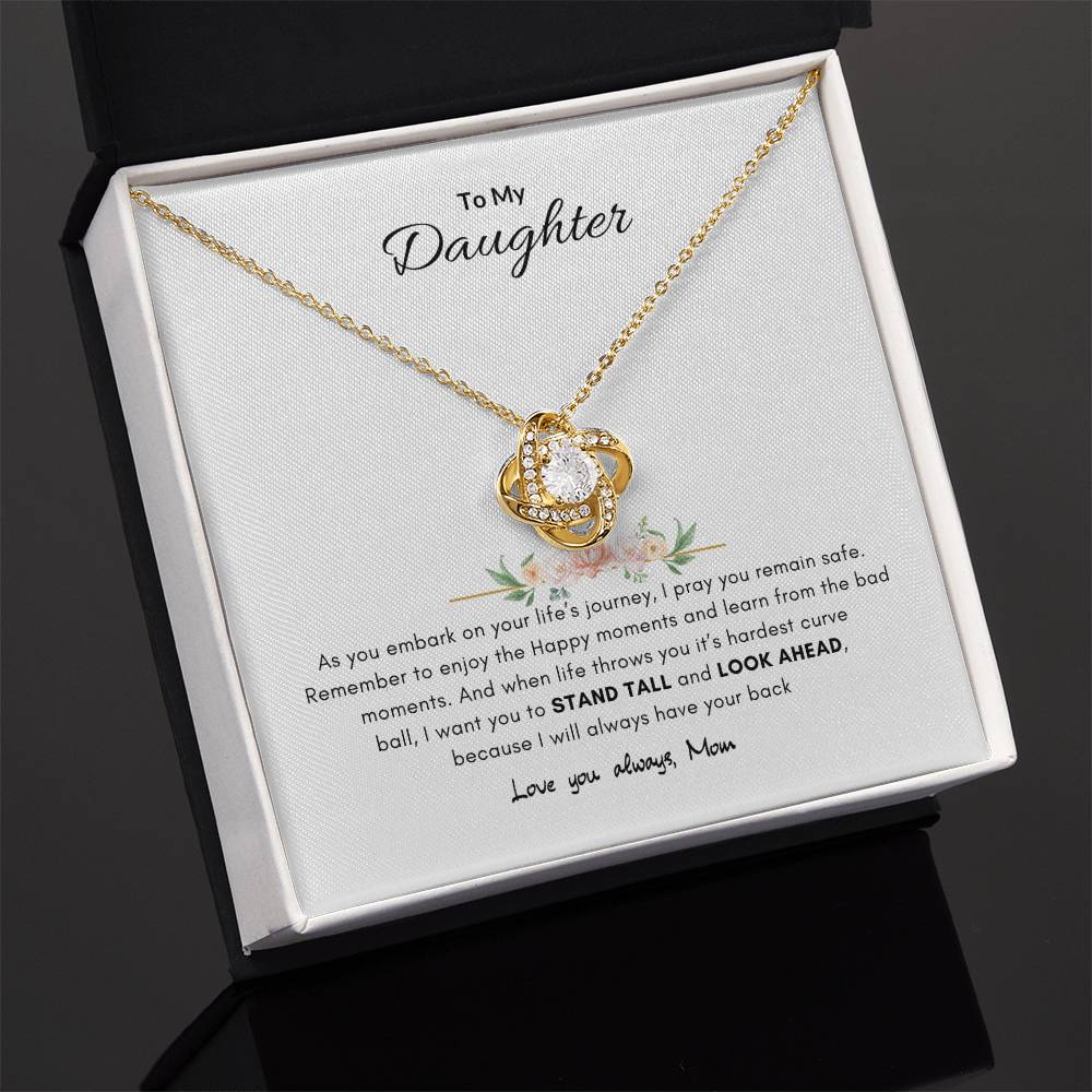 A mothers promise necklace | Best gift from Mom | Best gift for daughters graduation | Best gift for daughters birthday | Love Knot Necklace