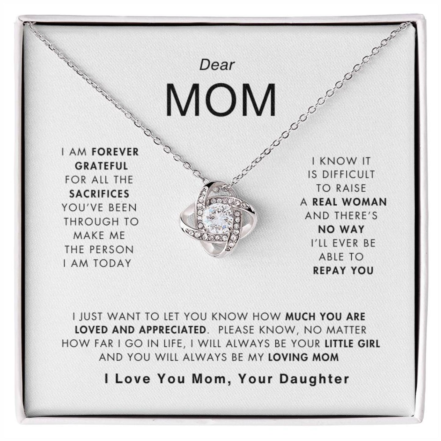 A Daughters Love Necklace | Best Gift for Mom | Best Gift from Daughter | Best Gift for Mothers day | Best Jewelry Gift for Mom | 😍