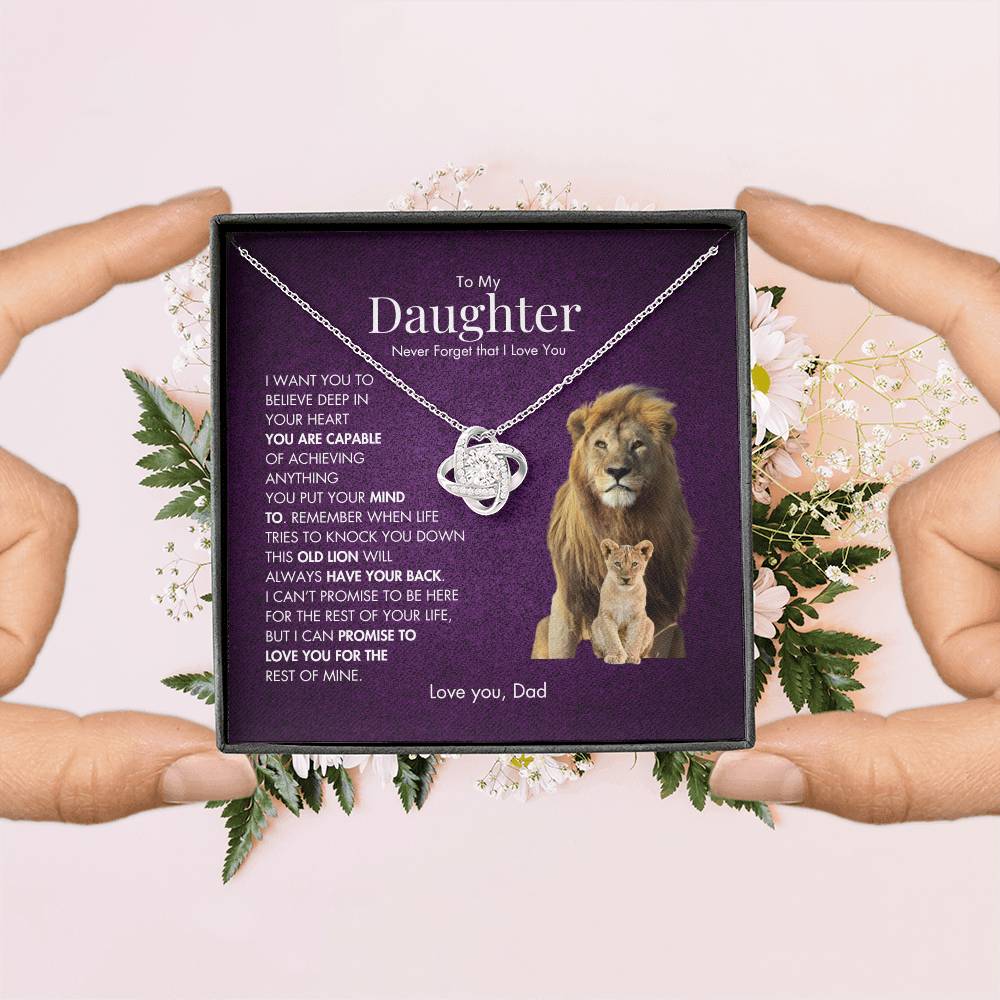 Fathers Loving intention Necklace | Best gift for Daughter | Dad gift to daughter | Best Gift for daughters birthday | Best gift for daughter graduation | Best Jewelry gift from dad