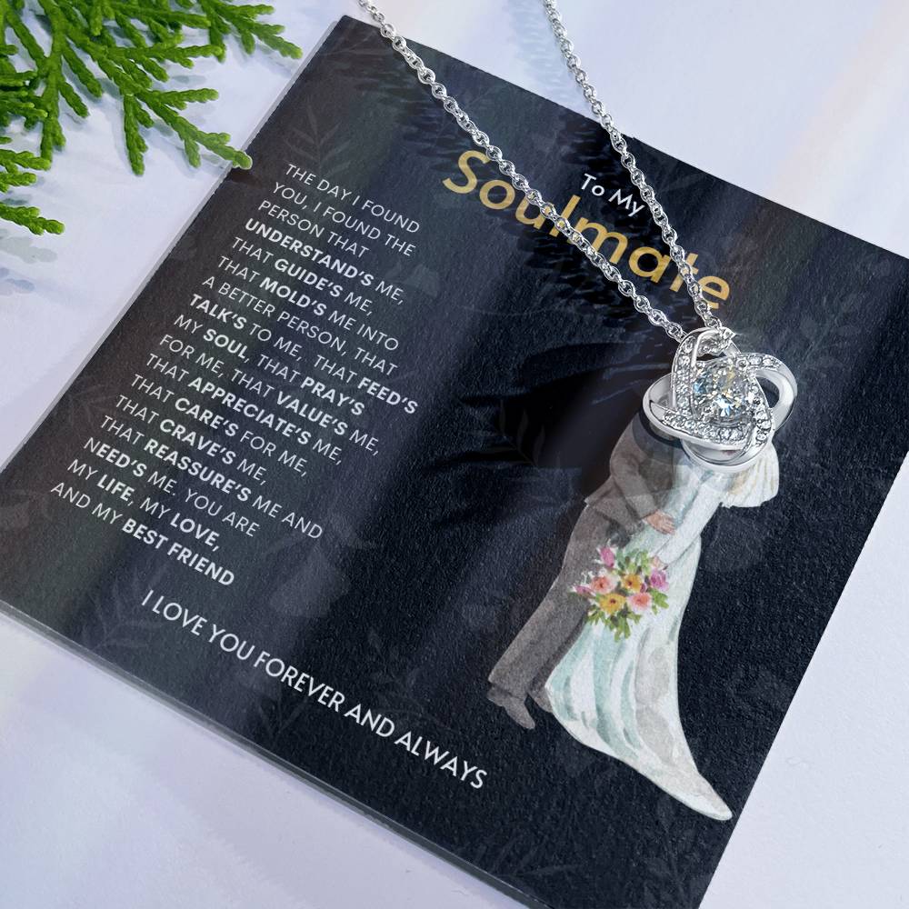 To My Soulmate | Love knot Necklace | Best Gift for Soulmate | Best Gift for Spouse | Best Gift for Marriage Anniversary | Best Gift for Lovers 👩❤️👨🥰