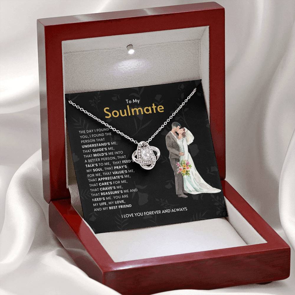 To My Soulmate | Love knot Necklace | Best Gift for Soulmate | Best Gift for Spouse | Best Gift for Marriage Anniversary | Best Gift for Lovers 👩❤️👨🥰