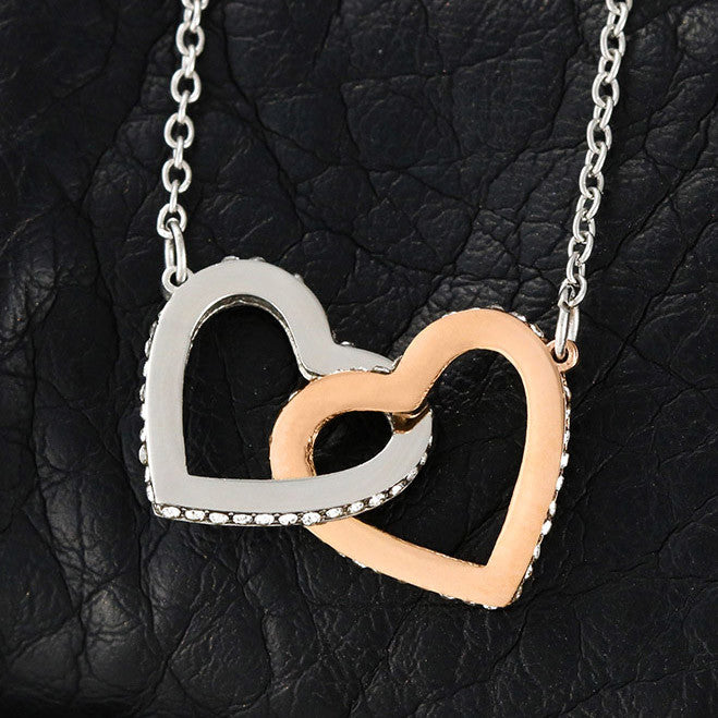 Loving Hearts Necklace | Necklace for mom| Best gift for Mom | Best gift from Daughter | Interlocking Heart Necklace