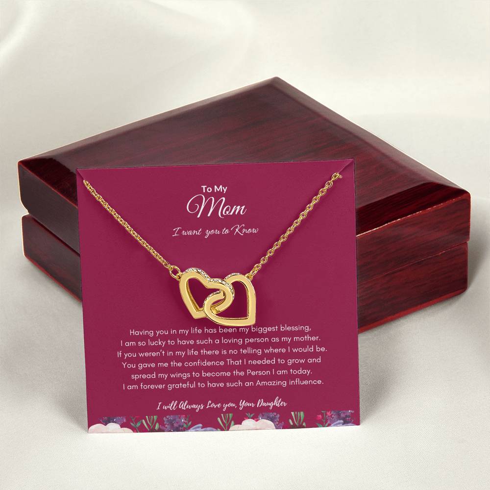 Daughters Love for Mom Necklace | Best gift from Daughter | Best gift for Mom | Best Gift for Mothers day |