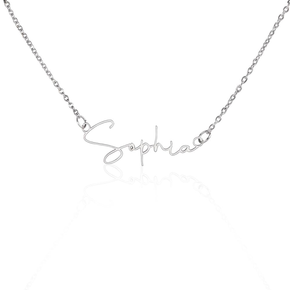 To My Daughter Necklace | Best personalized gift for daughter | Personalized name necklace | Best Gift for Daughter | Best gift from Mom