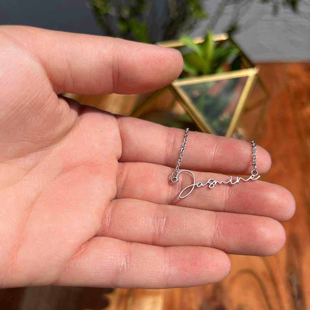 To My Daughter Necklace | Best personalized gift for daughter | Personalized name necklace | Best Gift for Daughter | Best gift from Mom