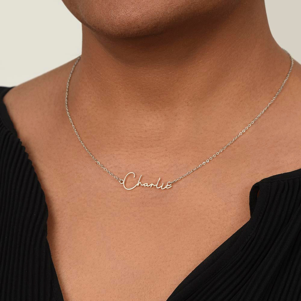 To My Daughter Necklace | Best personalized gift for daughter | Personalized name necklace | Best Gift for Daughter | Best gift from Mom