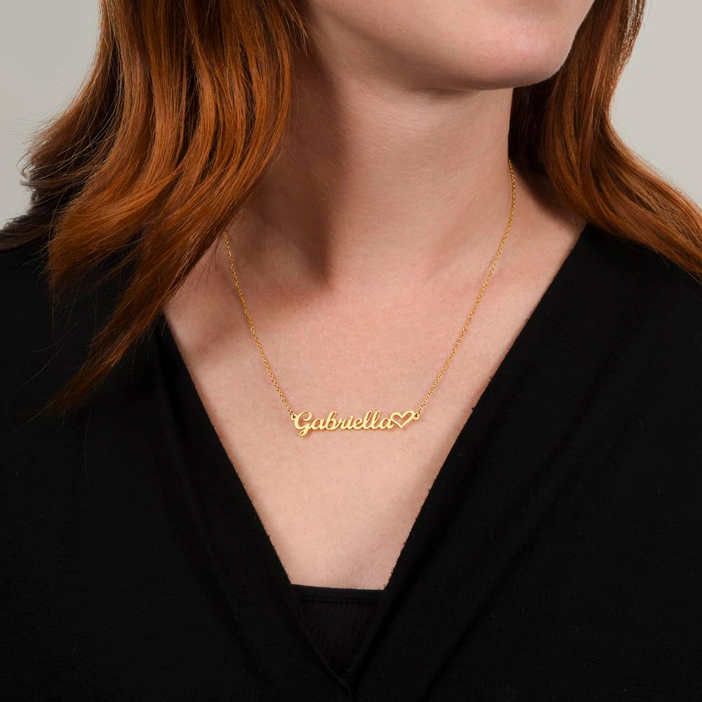 To My Daughter Name Necklace | Personalized gift for daughter | Best personalized Jewelry for daughter | Best Jewelry gift for daughter | Best personalized jewelry gift | Best gift from Dad