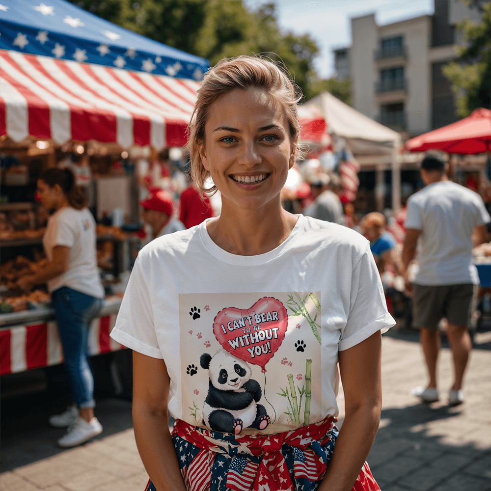 Valentine Panda T-Shirt