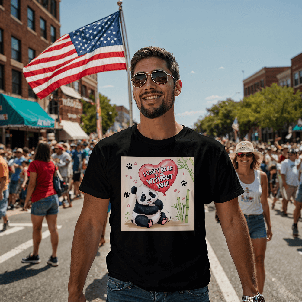 Valentine Panda T-Shirt