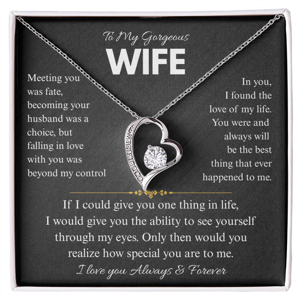 To my Gorgeous Wife | Best Jewelry gift for Wife | Best Gift from Husband | Best Jewelry gift for Wife | Best Gift for Wedding anniversary