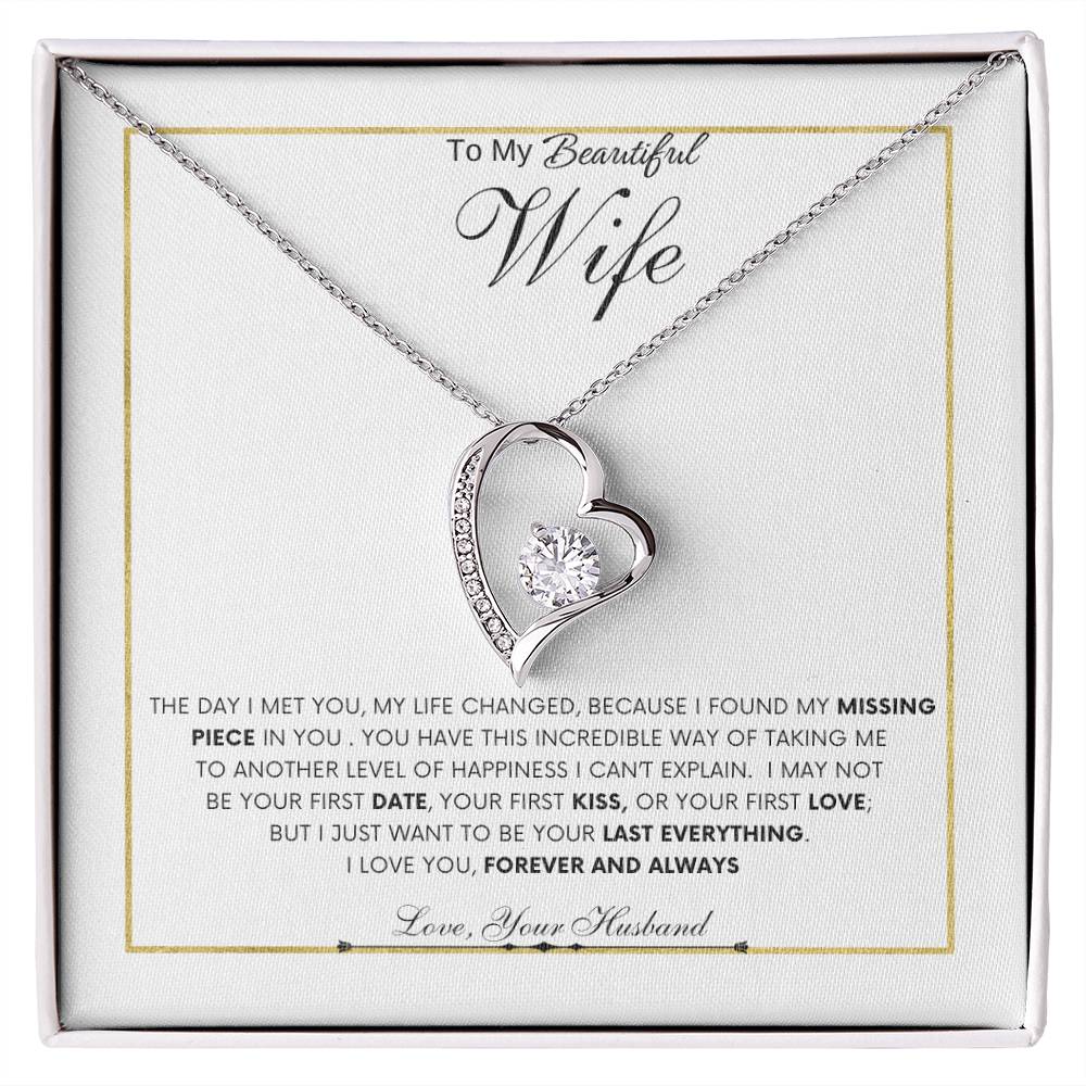 To My Beautiful Wife | Forever Love Necklace | Best Gift for Wife | Best Gift for Spouse | Best Gift for Marriage Anniversary | Best Gift for Lovers 😍👩❤️👨