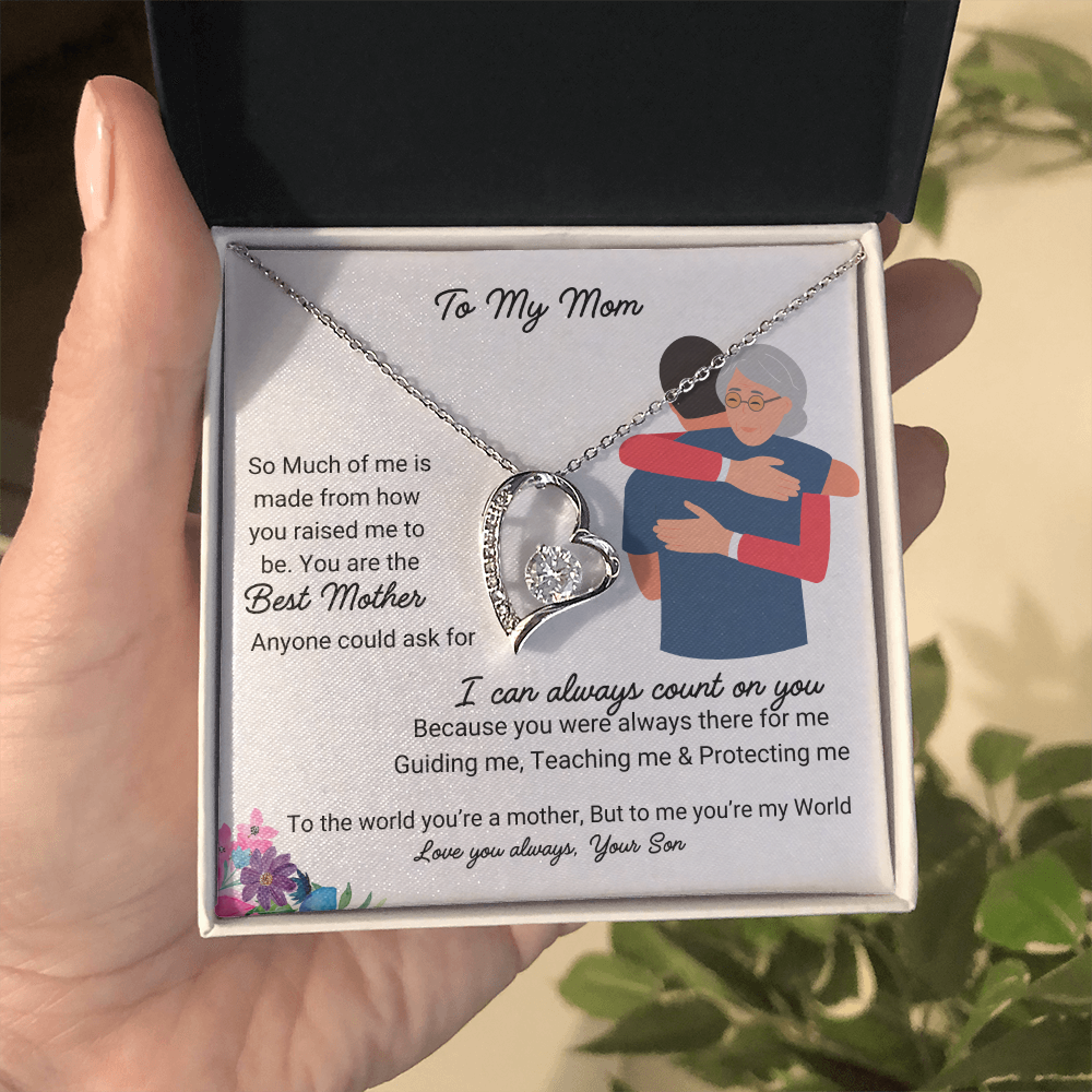 Love you Mom | Forever Love Necklace | Best gift for Mom | Mothers day gift