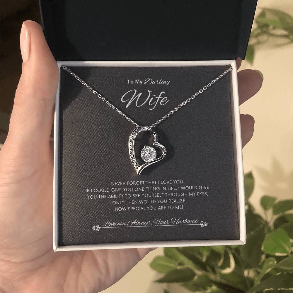 My Treasured Wife Necklace | Forever Love Necklace | Best gift for Wife | Best Gift for Spouse | Best Gift for Soulmate | Best Gift for Wedding anniversary 👩❤️💋👨💞