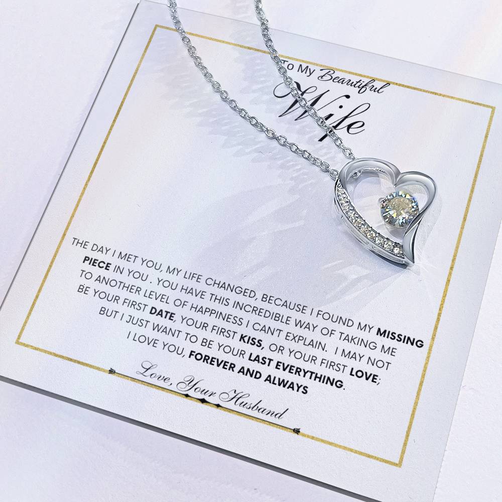 To My Beautiful Wife | Forever Love Necklace | Best Gift for Wife | Best Gift for Spouse | Best Gift for Marriage Anniversary | Best Gift for Lovers 😍👩❤️👨