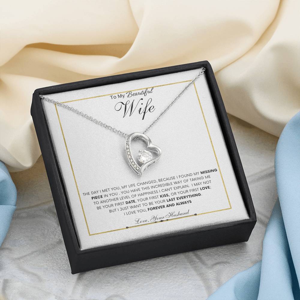 To My Beautiful Wife | Forever Love Necklace | Best Gift for Wife | Best Gift for Spouse | Best Gift for Marriage Anniversary | Best Gift for Lovers 😍👩❤️👨