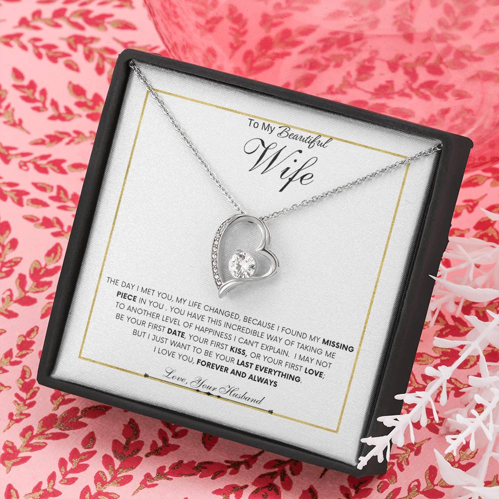 To My Beautiful Wife | Forever Love Necklace | Best Gift for Wife | Best Gift for Spouse | Best Gift for Marriage Anniversary | Best Gift for Lovers 😍👩❤️👨