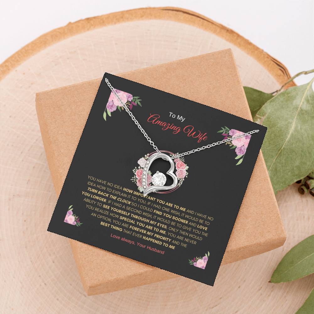 My Infinite Love Necklace | Gift for Wife Necklace | Forever Love Necklace | Best Gift for Marriage Anniversary | Best gift for Soulmates