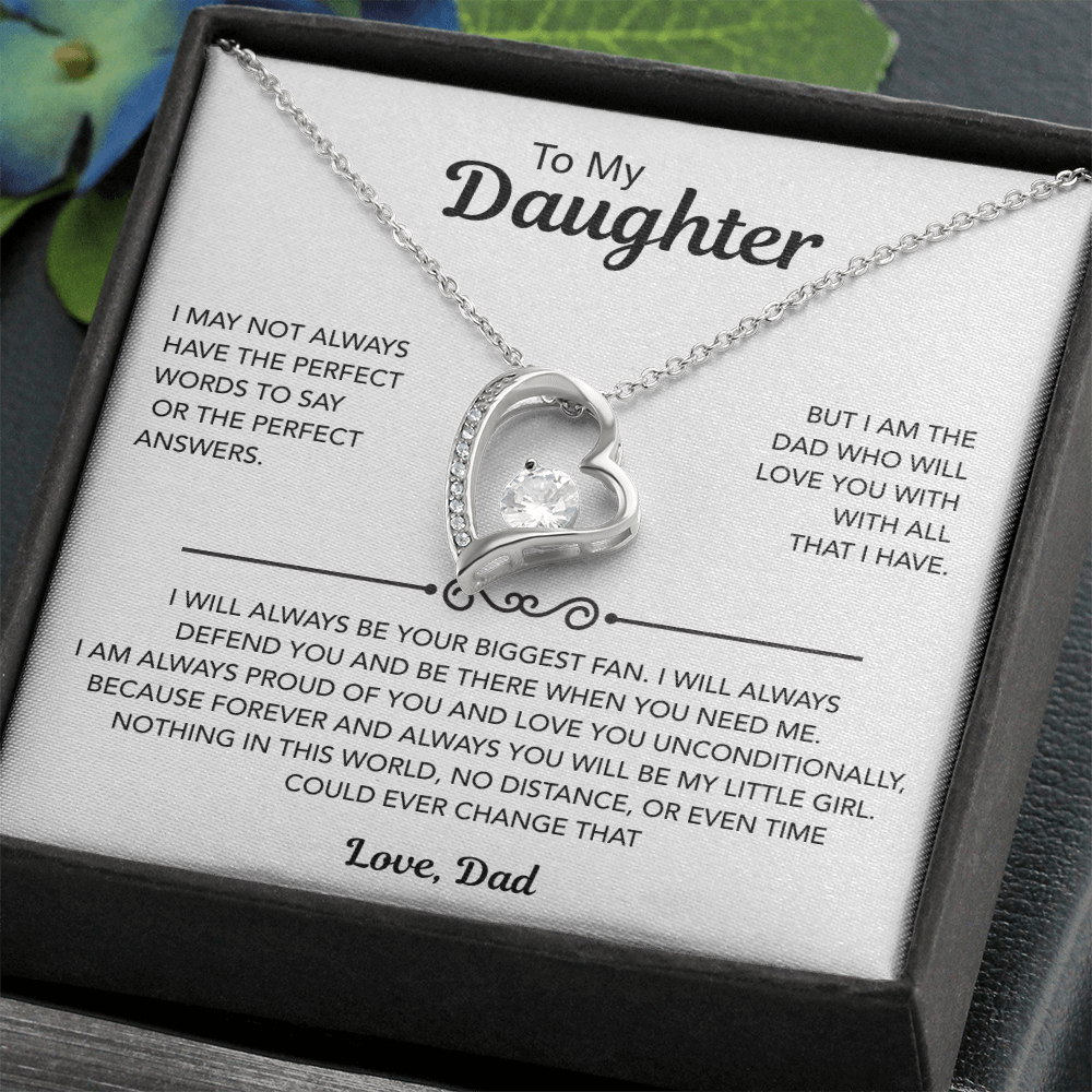 To My Daughter Necklace | Best gift for daughter | Best Jewelry gift for daughter | Jewelry gift from Dad