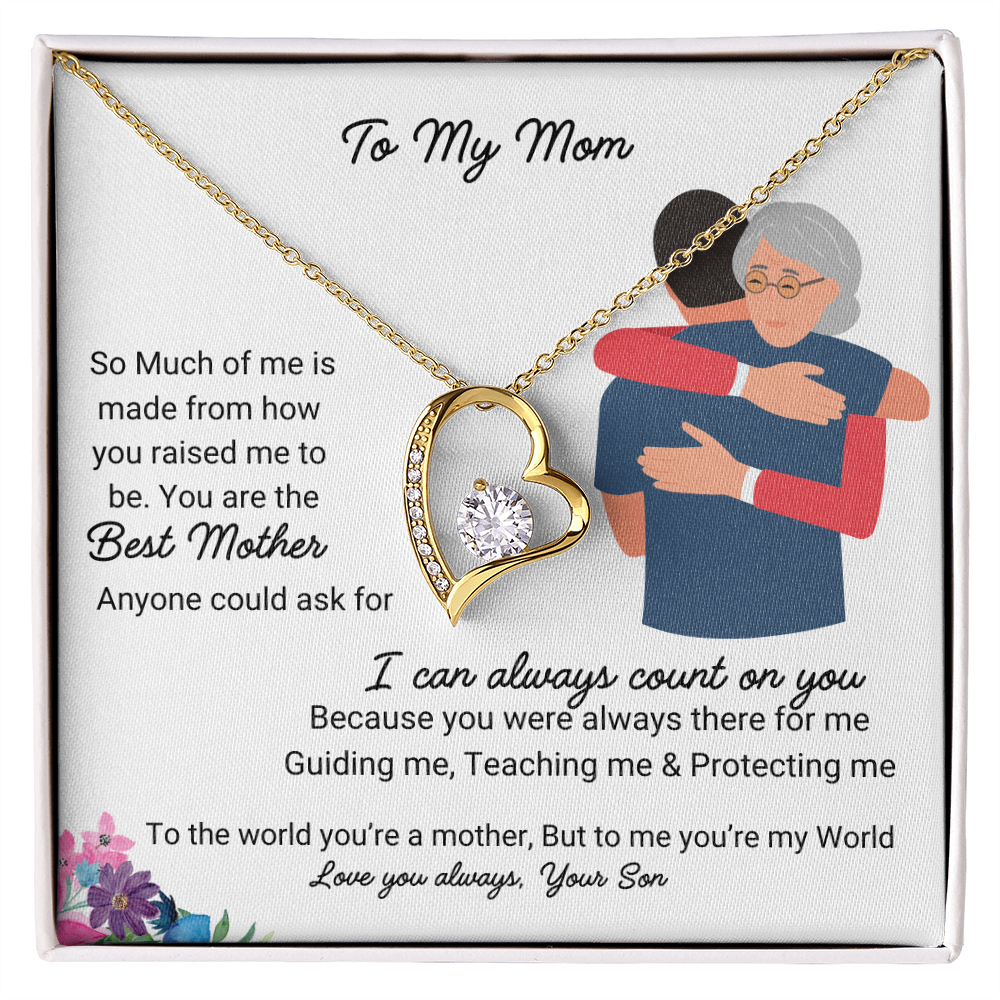 Love you Mom | Forever Love Necklace | Best gift for Mom | Mothers day gift