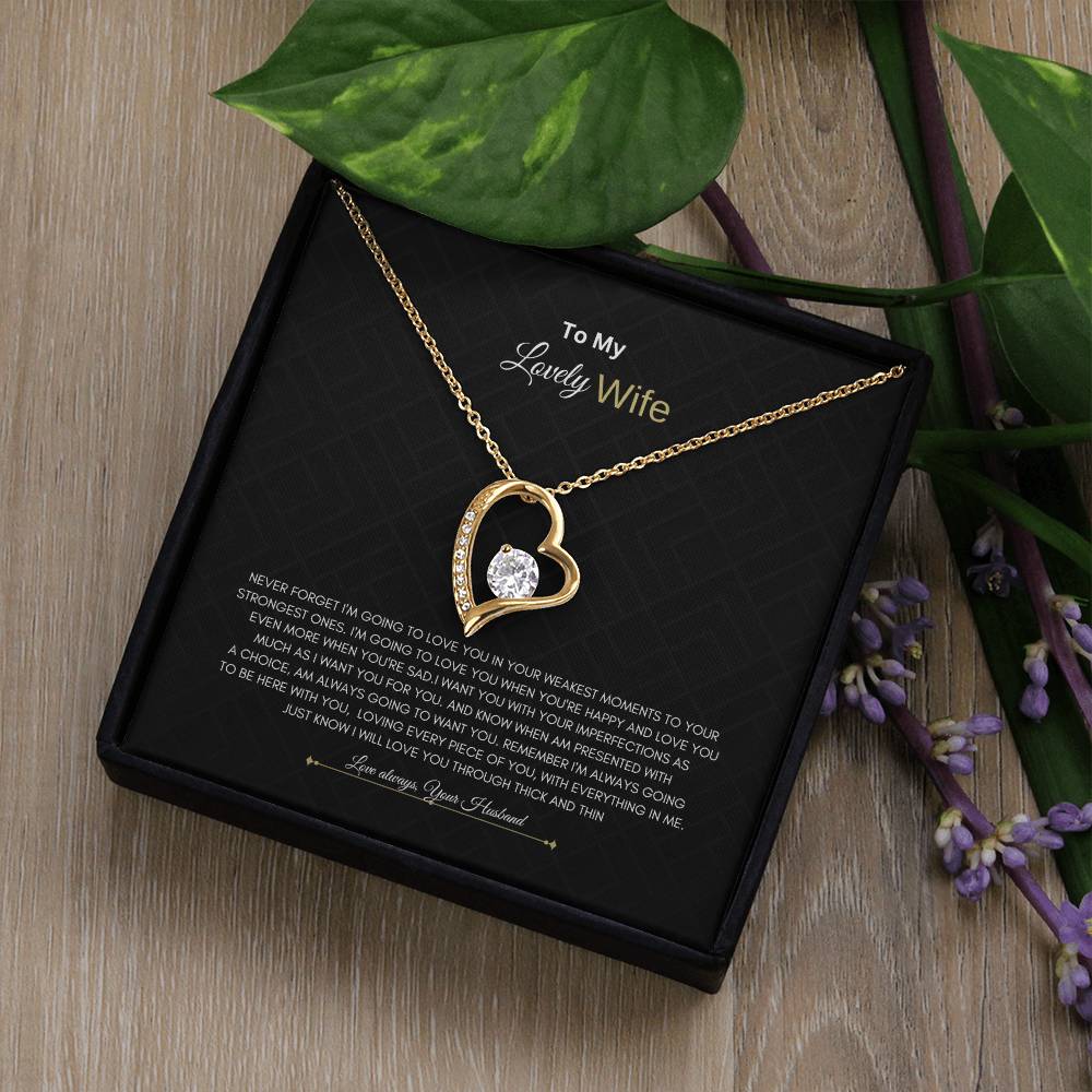 Lovely Wife Forever love Necklace |Forever love Necklace