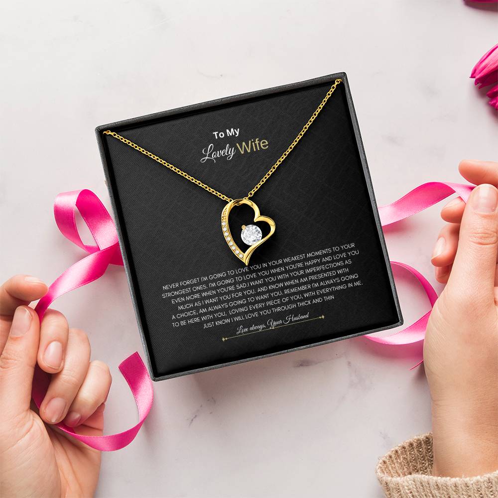 Lovely Wife Forever love Necklace |Forever love Necklace