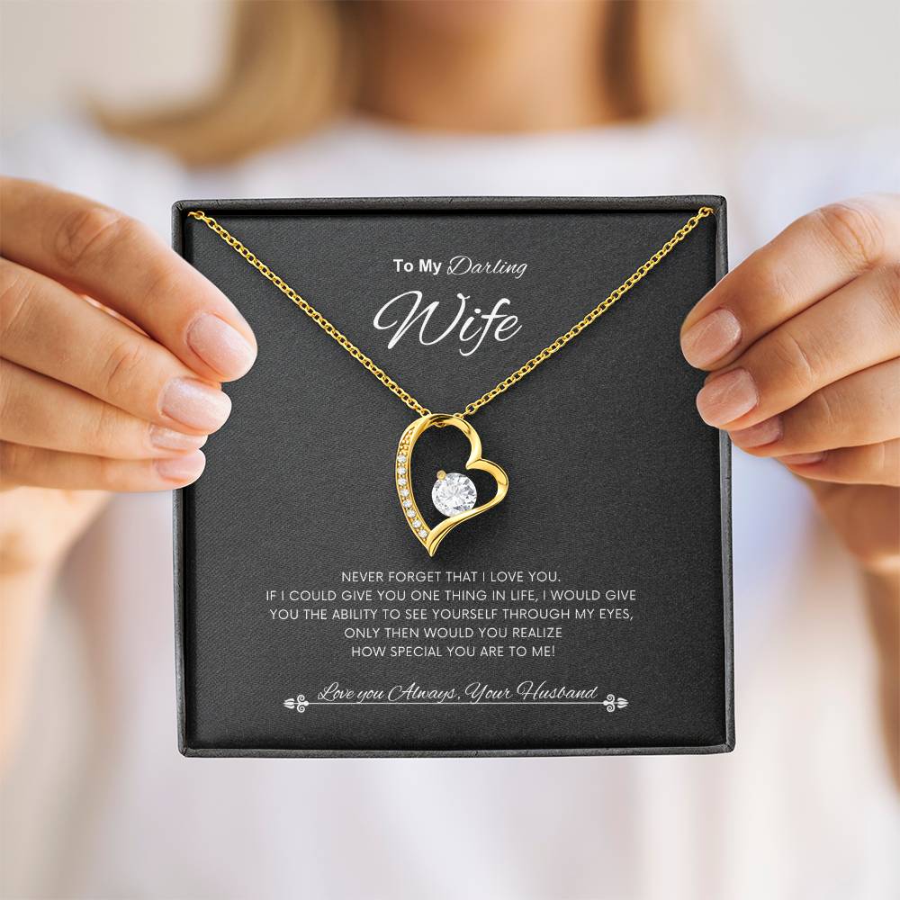 My Treasured Wife Necklace | Forever Love Necklace | Best gift for Wife | Best Gift for Spouse | Best Gift for Soulmate | Best Gift for Wedding anniversary 👩❤️💋👨💞