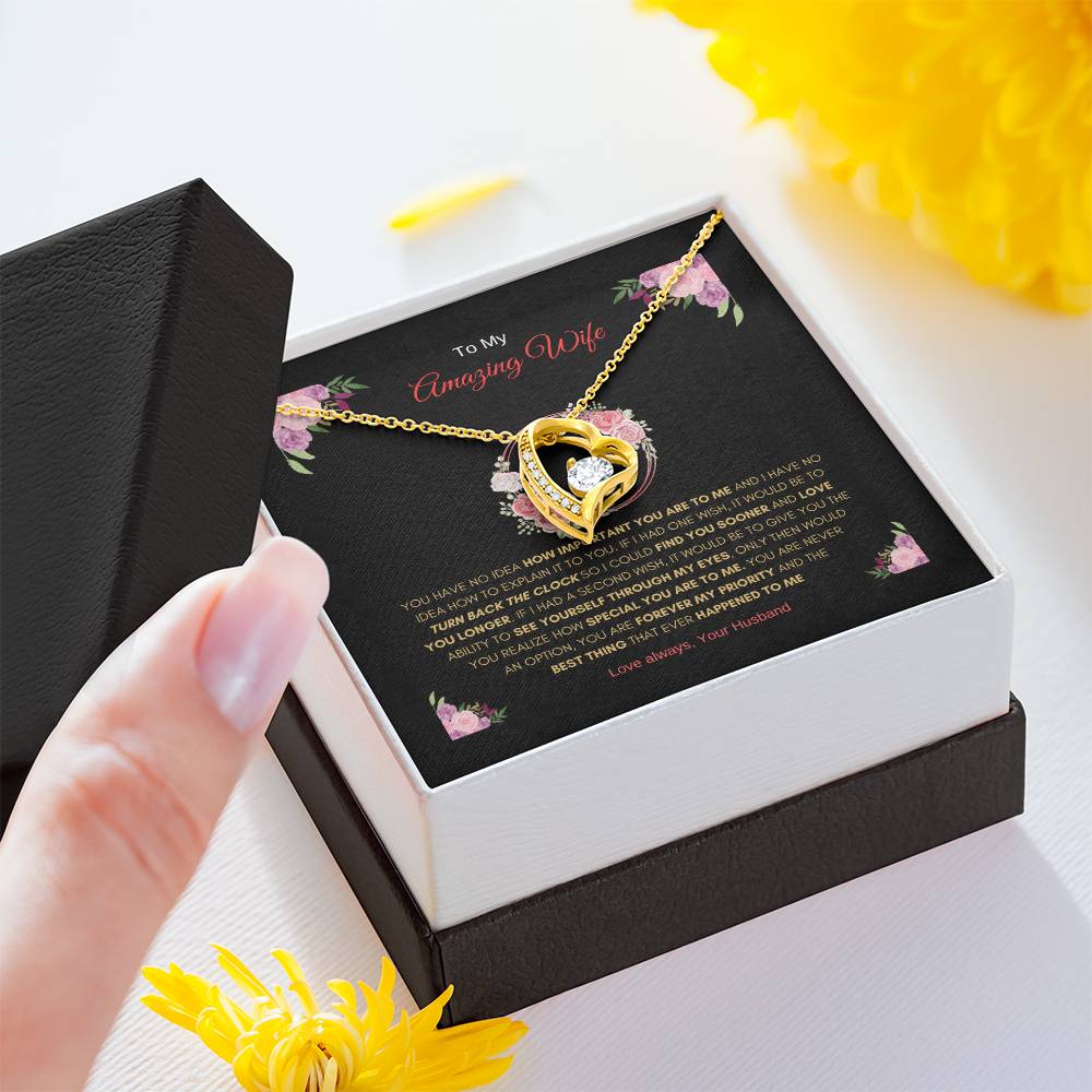 My Infinite Love Necklace | Gift for Wife Necklace | Forever Love Necklace | Best Gift for Marriage Anniversary | Best gift for Soulmates