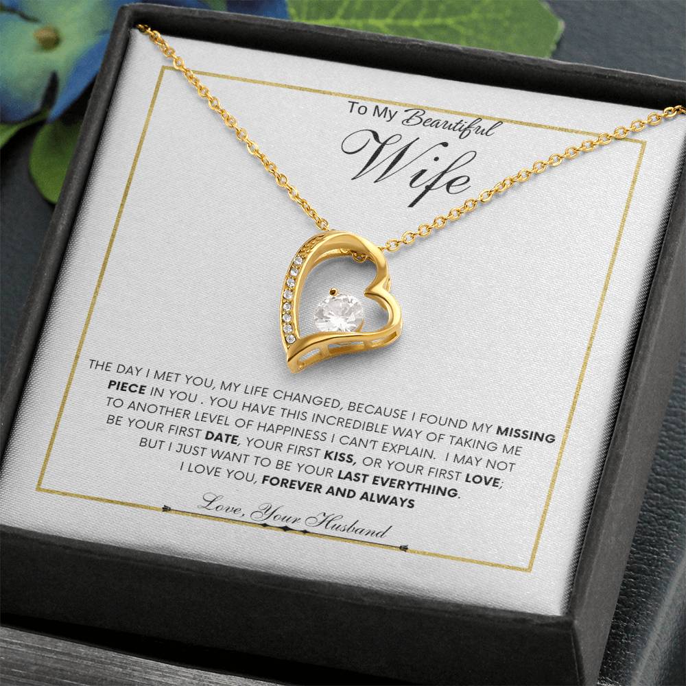 To My Beautiful Wife | Forever Love Necklace | Best Gift for Wife | Best Gift for Spouse | Best Gift for Marriage Anniversary | Best Gift for Lovers 😍👩❤️👨
