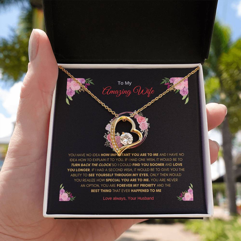 My Infinite Love Necklace | Gift for Wife Necklace | Forever Love Necklace | Best Gift for Marriage Anniversary | Best gift for Soulmates