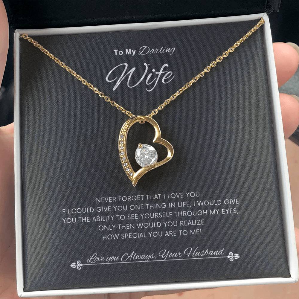 My Treasured Wife Necklace | Forever Love Necklace | Best gift for Wife | Best Gift for Spouse | Best Gift for Soulmate | Best Gift for Wedding anniversary 👩❤️💋👨💞