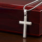 Rock of Faith Cross Necklace | Best Gift for Husband | Best Gift from Wife | Best Jewelry Gift for Husband | Jewelry for Husband