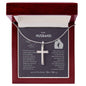 Rock of Faith Cross Necklace | Best Gift for Husband | Best Gift from Wife | Best Jewelry Gift for Husband | Jewelry for Husband