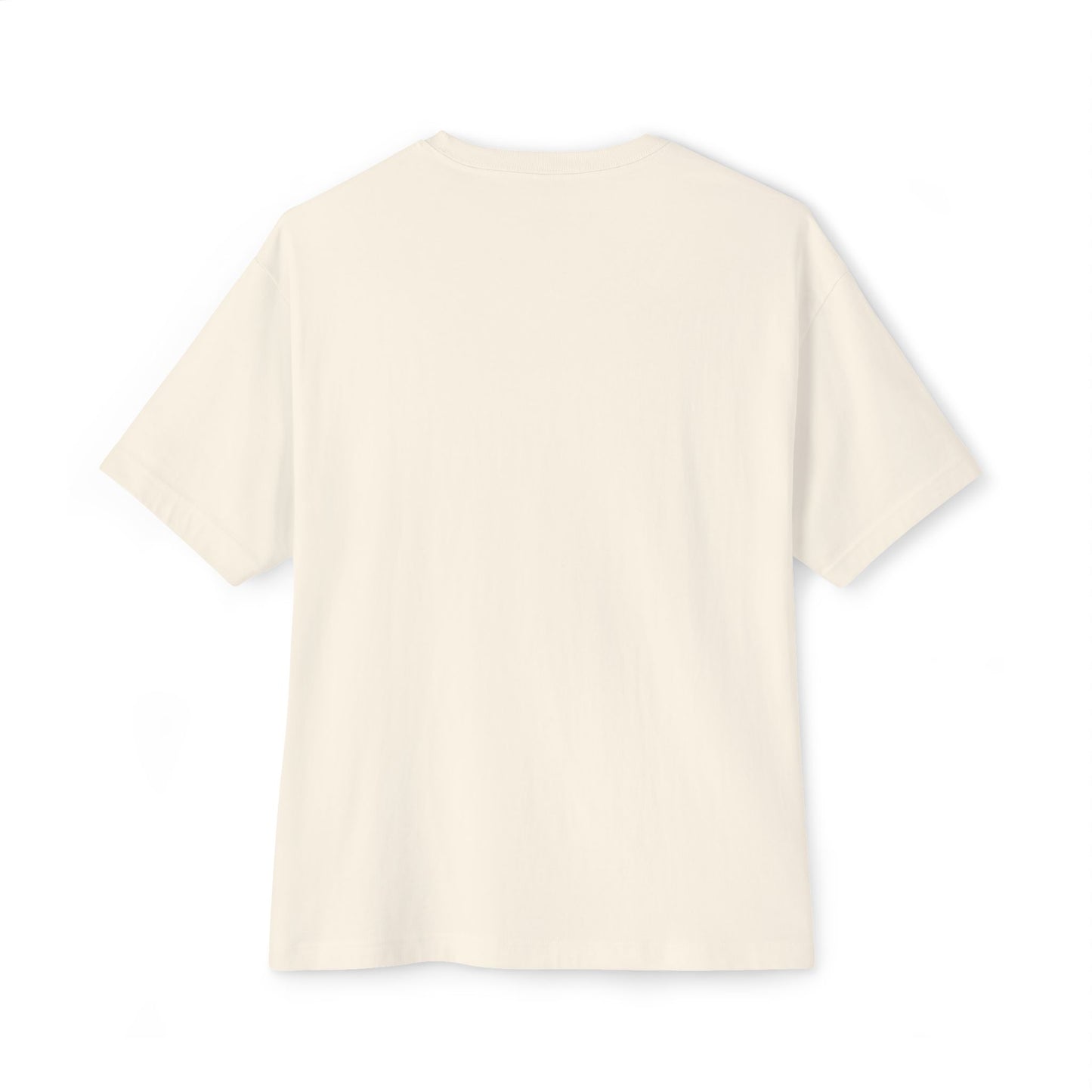 Dad Bod. Full Power Oversized Boxy Tee - Unisex Comic Graphic T-Shirt
