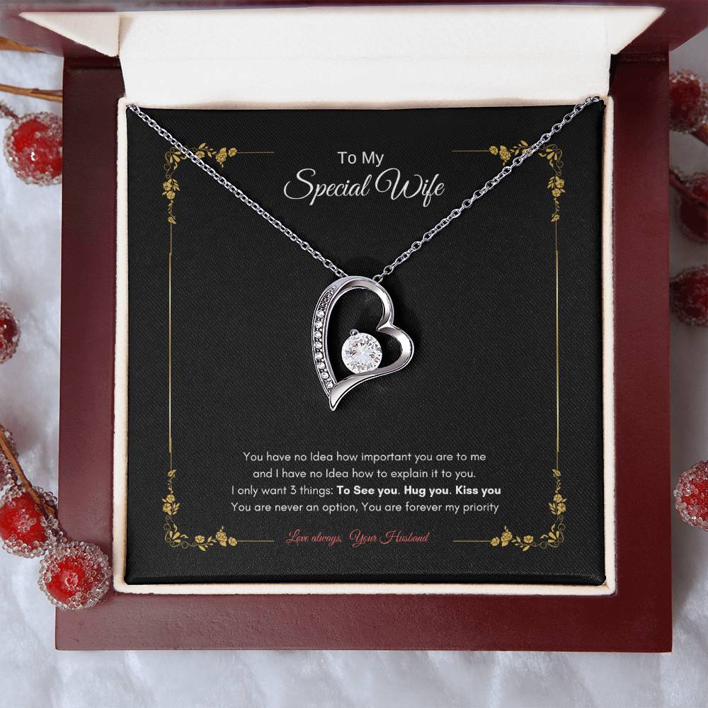 My Special Wife Necklace | Special Love Necklace | Forever Love Necklace