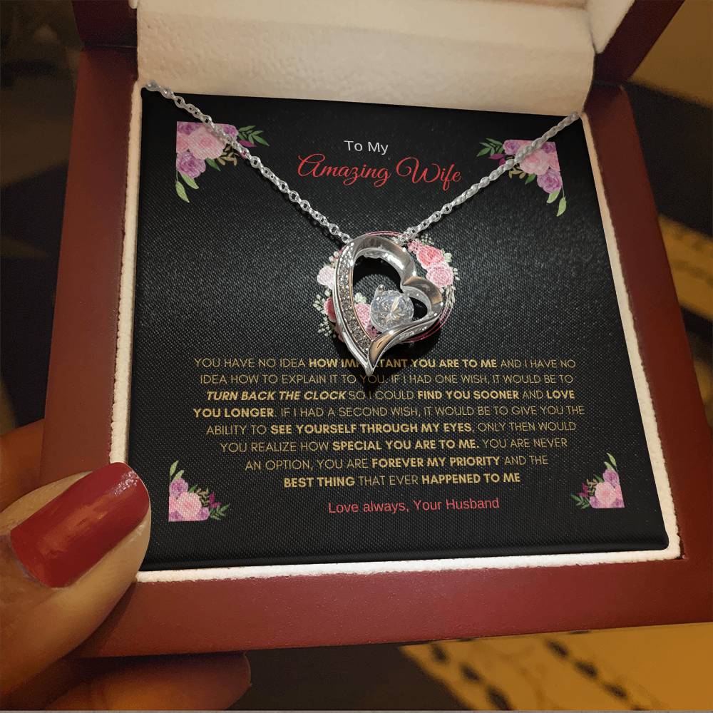 My Infinite Love Necklace | Gift for Wife Necklace | Forever Love Necklace | Best Gift for Marriage Anniversary | Best gift for Soulmates