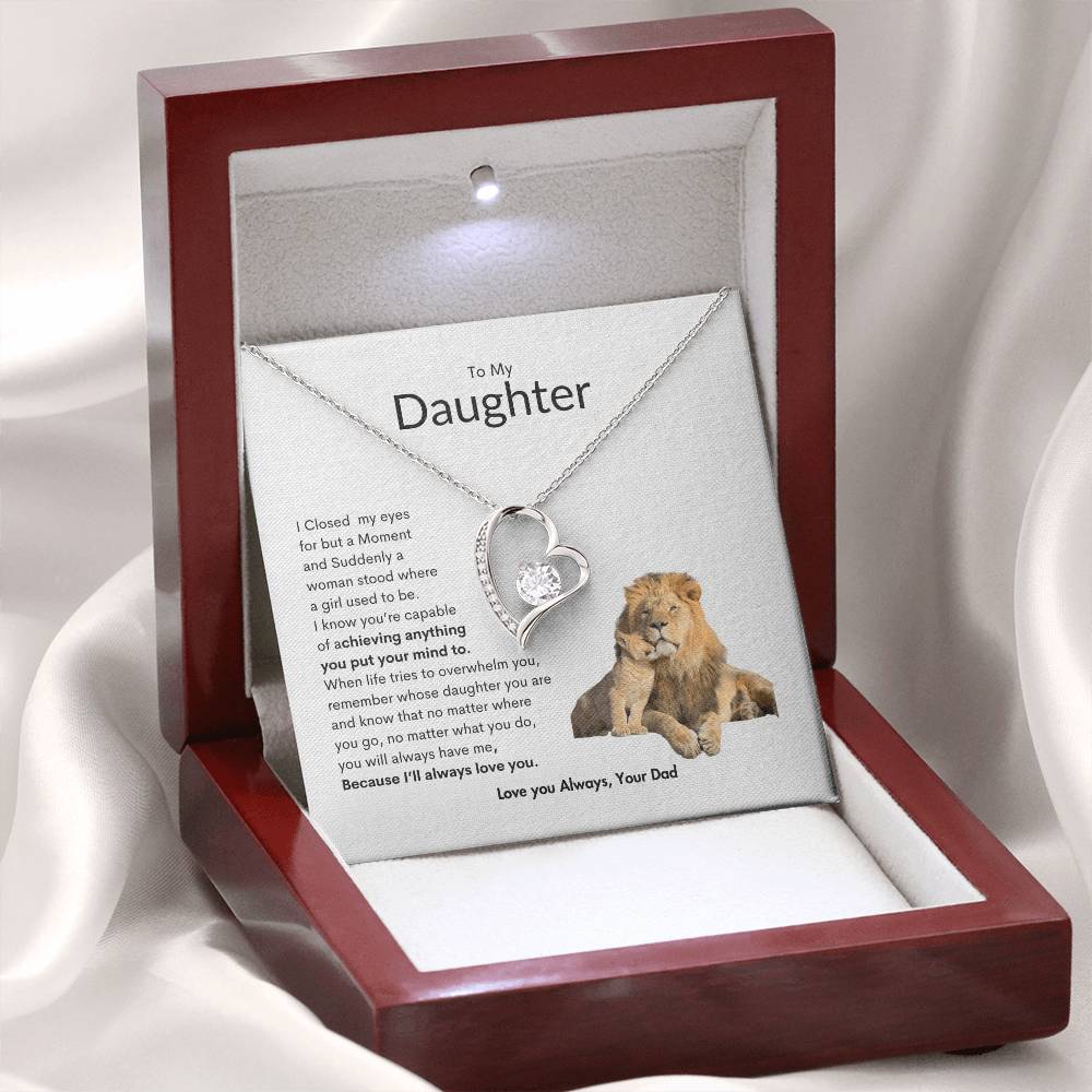 Fathers Intent Necklace | Gift for Daughter | Best Gift for daughters birthday | Gift from dad